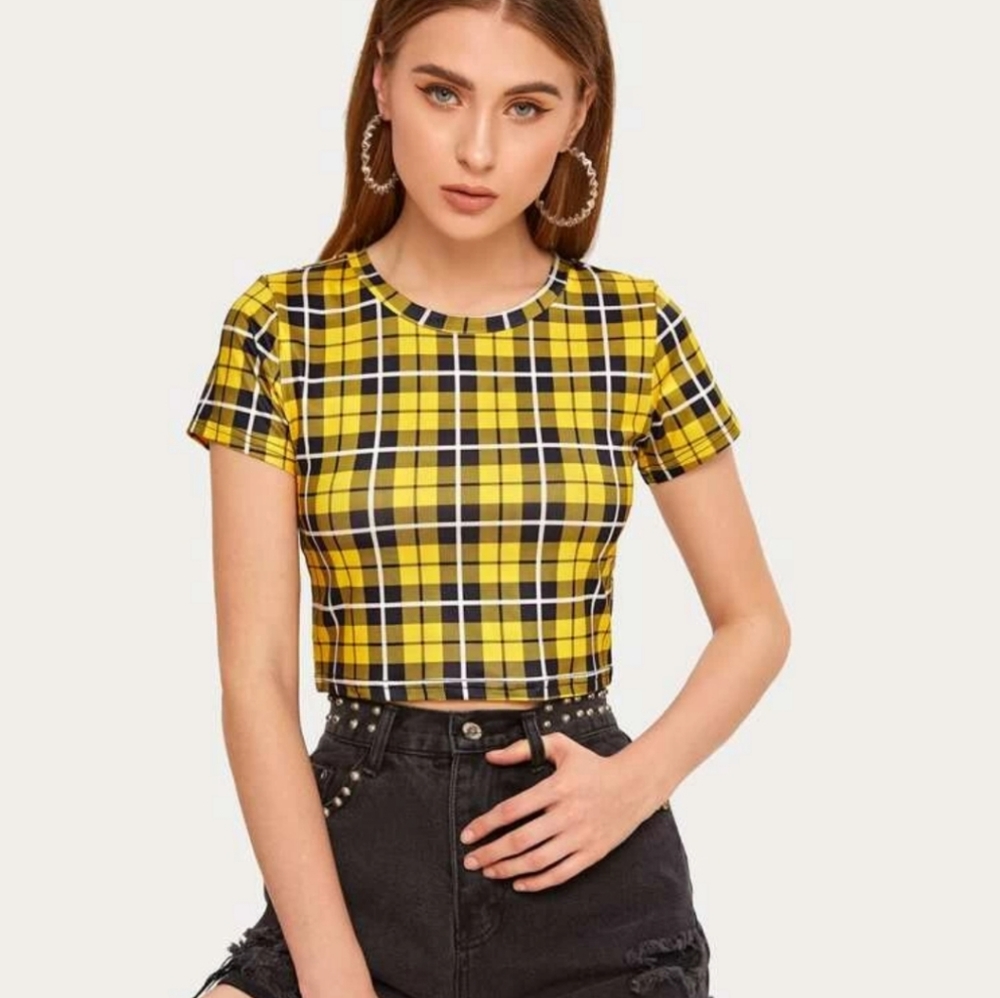Tartan Plaid Crop top